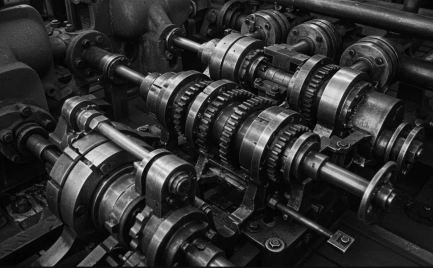 Механическая коробка подач в разборе Механическая коробка подач в разборе